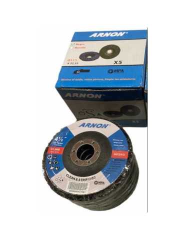 Disco Decapar Nylon 115X22 Negro Dureza Alta Arnon [LOTE DE 4 Unidades] ARBOLEDAS