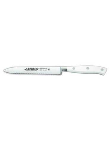 Cuchillo Tomatero Perlado 13CM Riviera Blanco [LOTE DE 2 Unidades] ARCOS
