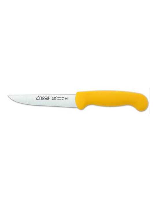 Cuchillo Verduras Profesional 100 mm Amarillo 290100 [LOTE DE 4 Unidades] ARCOS