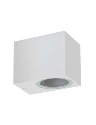 Aplique de Pared 1XGU10 100MM IP54 Blanco [LOTE DE 4 Unidades] ASLO