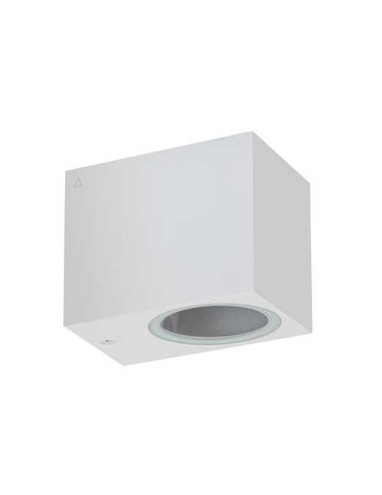 Aplique de Pared 1XGU10 100MM IP54 Blanco [LOTE DE 4 Unidades] ASLO