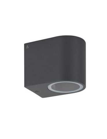 Aplique de Pared 1XGU10 100MM IP54 Grafito [LOTE DE 4 Unidades] ASLO