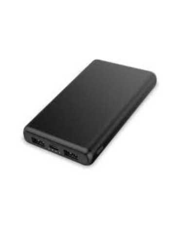 Batería Externa Power Bank 10000MAH USB Negra 10W [LOTE DE 2 Unidades] ATLANTIS
