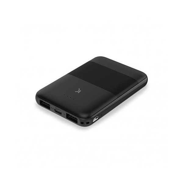 Power Bank Ksix 5000 mAh Usb+cab Usb+usb C-a Negro [LOTE DE 4 Unidades] ATLANTIS