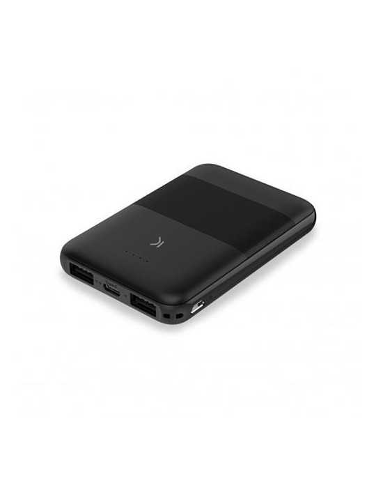 Power Bank Ksix 5000 mAh Usb+cab Usb+usb C-a Negro [LOTE DE 4 Unidades] ATLANTIS