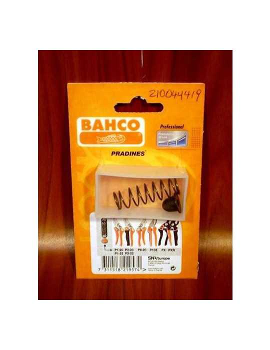 Muelle+tope Goma para P1-20-22 R1069P [LOTE DE 6 Unidades] BAHCO