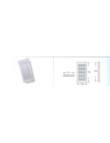 Rejilla Empotrar Blanca 24X12 R168 [LOTE DE 16 Unidades] BALAGUER
