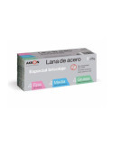 Bobina Lana Acero Sur. fina-Mediano-Gruesa 6X25 gr [LOTE DE 8 Unidades] BARLESA
