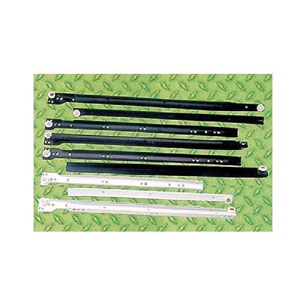Guía Cajón con Caída Blanco (Juego) 40 cm [LOTE DE 14 Unidades] BECUSA