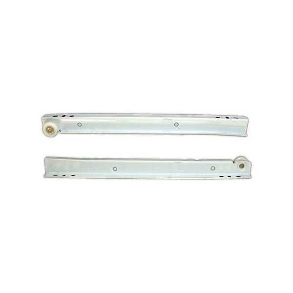 Guía Cajón con Caída Blanco (Juego) 55 cm [LOTE DE 12 Unidades] BECUSA