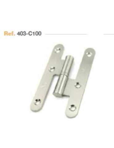 Pernio 9.5 mm con Redmate Chato Niquel Satinado [LOTE DE 36 Unidades] BECUSA