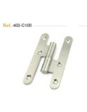 Pernio 9.5 mm con Redmate Chato Niquel Satinado [LOTE DE 36 Unidades] BECUSA
