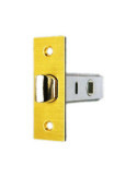 Picaporte Latonado 60 mm con Cuadrado PI-60LCC [LOTE DE 14 Unidades] BECUSA