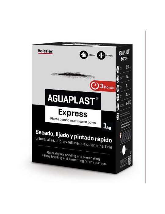 Reparacion Paredes Aguaplast Express 1 kg [LOTE DE 6 Unidades] BEISSIER