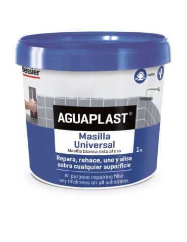 Aguaplast Masilla Universal Tarro 1KG [LOTE DE 4 Unidades] BEISSIER