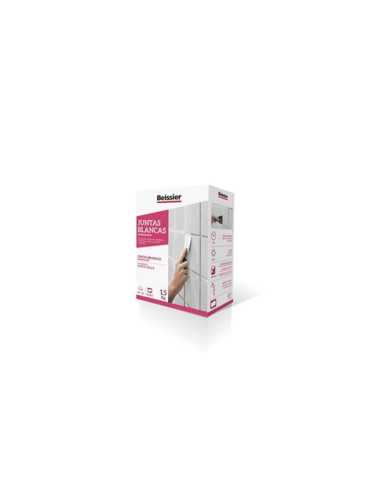 Mortero Impermeable Juntas Blancas 1.5KG [LOTE DE 6 Unidades] BEISSIER