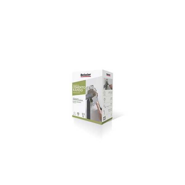 Cemento Rápido Caja 1.5KG [LOTE DE 8 Unidades] BEISSIER