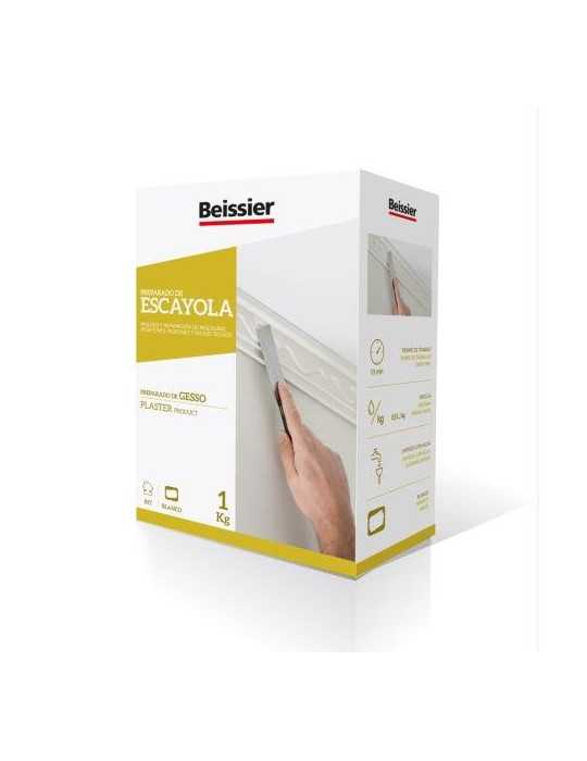 Escayola Moldeo y Reparacion Caja 1KG [LOTE DE 14 Unidades] BEISSIER