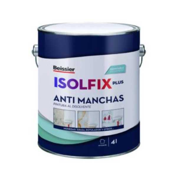 Pintura Antimanchas Isolfix Plus Blanco 4L 34040-004 BEISSIER