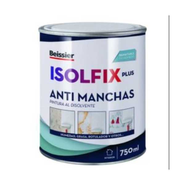 Pintura Antimanchas Isolfix Plus BCO. 750ML 34040-6 [LOTE DE 2 Unidades] BEISSIER