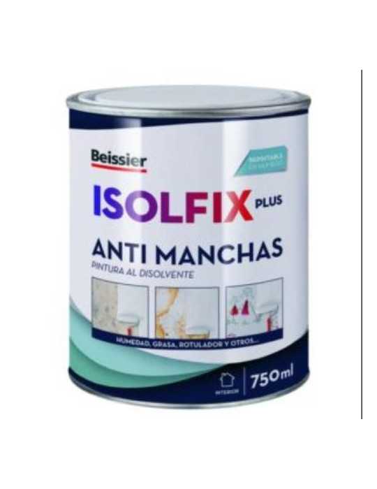 Pintura Antimanchas Isolfix Plus BCO. 750ML 34040-6 [LOTE DE 2 Unidades] BEISSIER