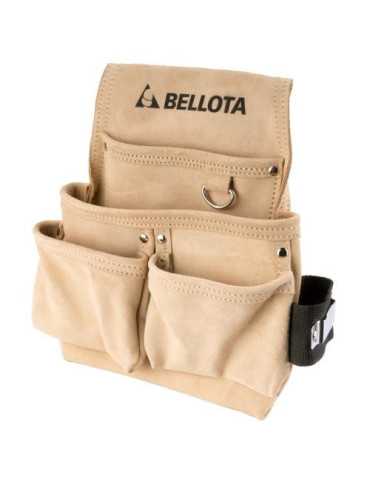 Porta-Herramientas Piel 4 Bolsillos sin Cinturon [LOTE DE 4 Unidades] BELLOTA