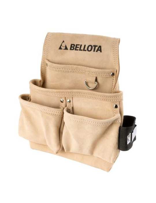 Porta-Herramientas Piel 4 Bolsillos sin Cinturon [LOTE DE 4 Unidades] BELLOTA