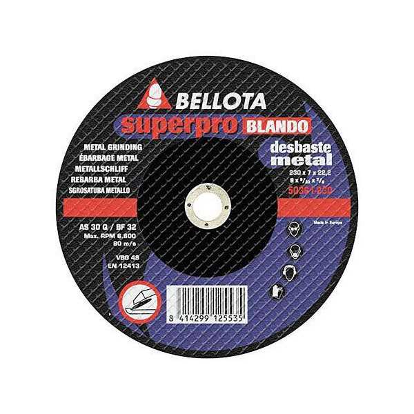 Disco Desbaste Hierro 50361-115 [LOTE DE 10 Unidades] BELLOTA