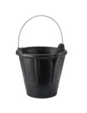 Cubo de Caucho Industrial con Pico 12L N4 [LOTE DE 2 Unidades] BELLOTA