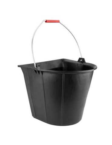 Cubo de Caucho Industrial Plano 13L [LOTE DE 2 Unidades] BELLOTA