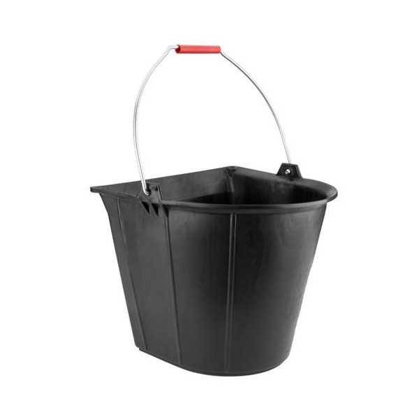 Cubo de Caucho Industrial Plano 13L [LOTE DE 2 Unidades] BELLOTA