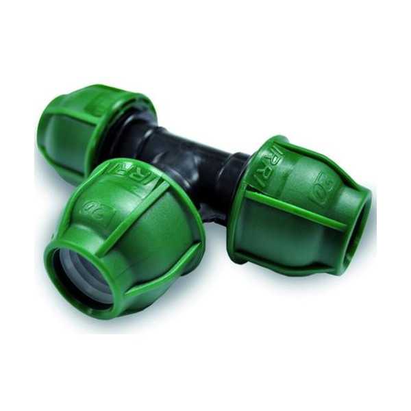 Derivacion Te Igual 25 mm (CAJA-10) [LOTE DE 2 Unidades] BELLVIPLAS