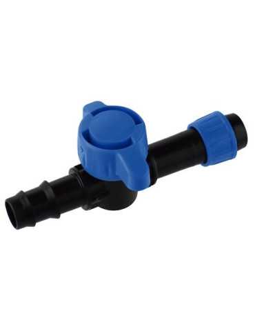 Válvula Tubo 16MM Cinta 16MM Click 3 Unds 909703 [LOTE DE 8 Unidades] BIOTOP