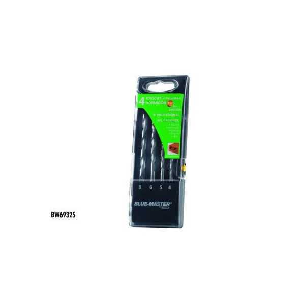 Est. Broca Pared Profesional 4-8 RF. BW69325 [LOTE DE 4 Unidades] BLUE MASTER