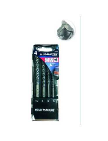 Estuche Broca Delta 3 Plus Ø5-6-8-10MM [LOTE DE 2 Unidades] BLUE MASTER