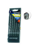 Estuches 5 Broca SDS-Plus Ø5-6X110MM Ø6-8-10X160MM [LOTE DE 2 Unidades] BLUE MASTER