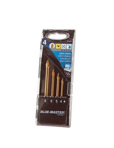 Estuche Brocas Cristal Standard 4-5-6-8MM [LOTE DE 2 Unidades] BLUEMASTER