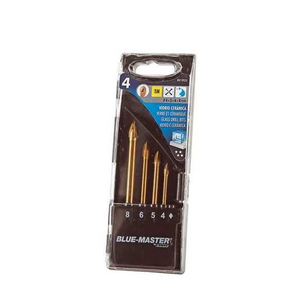 Estuche Brocas Cristal Standard 4-5-6-8MM [LOTE DE 2 Unidades] BLUEMASTER