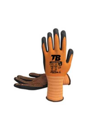 Guante Nailon+elastano Recubierto Nitrilo Foam Talla 8 [LOTE DE 12 Unidades] BODERO