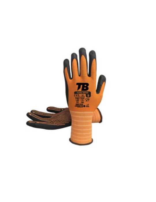 Guante Nailon+elastano Recubierto Nitrilo Foam Talla 8 [LOTE DE 12 Unidades] BODERO