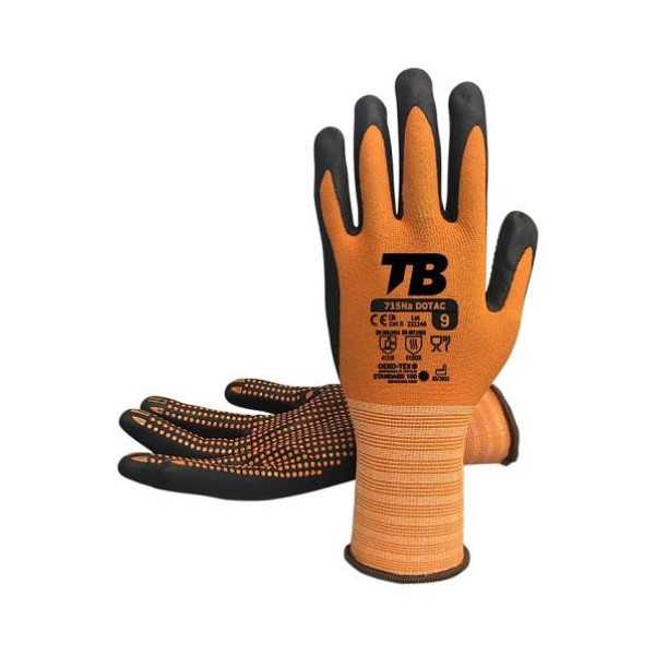 Guante Nailon+elastano Recubierto Nitrilo Foam Talla 9 [LOTE DE 12 Unidades] BODERO