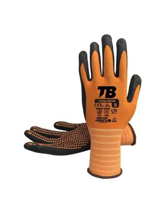 Guante Nailon+elastano Recubierto Nitrilo Foam Talla 9 [LOTE DE 12 Unidades] BODERO