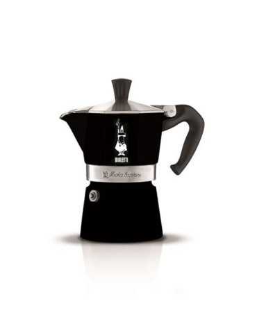 Cafetera Italiana Moka Express Negro 3 Tazas BOLONIA