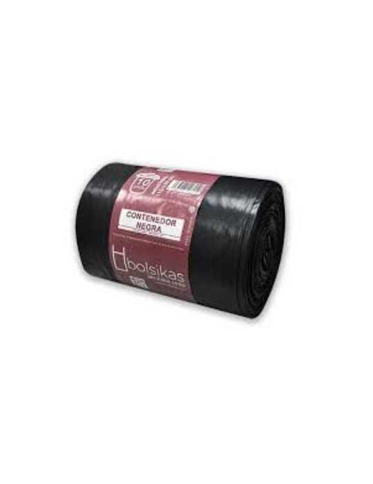 Bolsa Basura 115X150 Negra Galga 120 240L (ROL-10) [LOTE DE 8 Unidades] BOLSIKAS