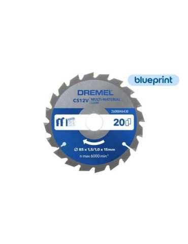 Disco Multimaterial Blueprint 85MM CS600 260884643 [LOTE DE 2 Unidades] BOSCH