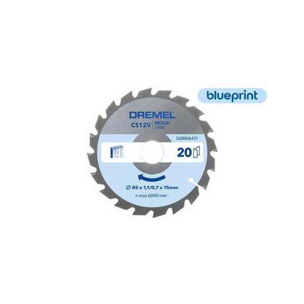 Disco Madera Blueprint 85MM CS500 2608846431 [LOTE DE 2 Unidades] BOSCH