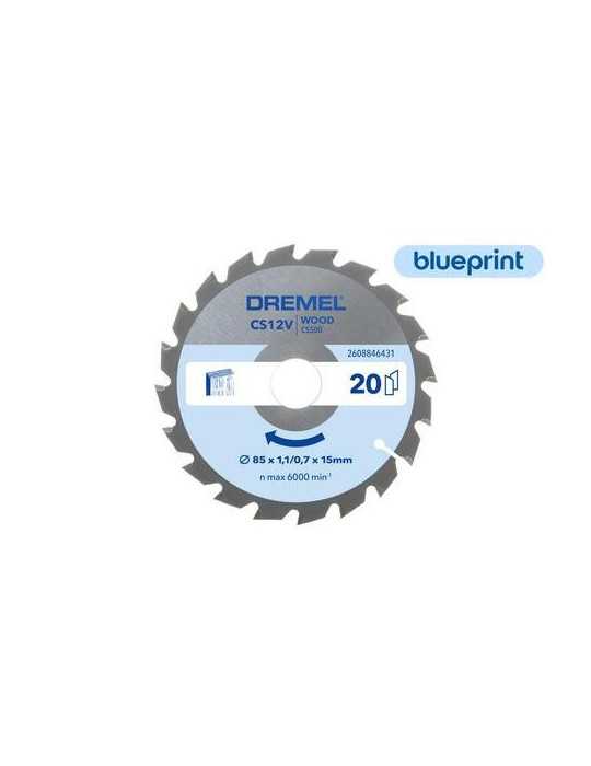 Disco Madera Blueprint 85MM CS500 2608846431 [LOTE DE 2 Unidades] BOSCH