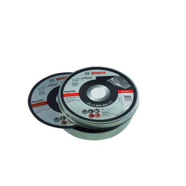 Lata Discos Corte Standard For Inoxidable 125X1 [LOTE DE 4 Unidades] BOSCH