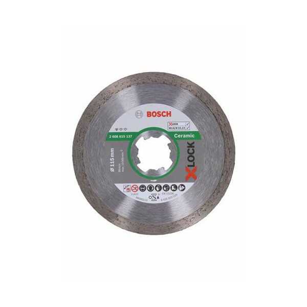 Disco Diamante X-Lock Standard Cerámica 115MM [LOTE DE 4 Unidades] BOSCH