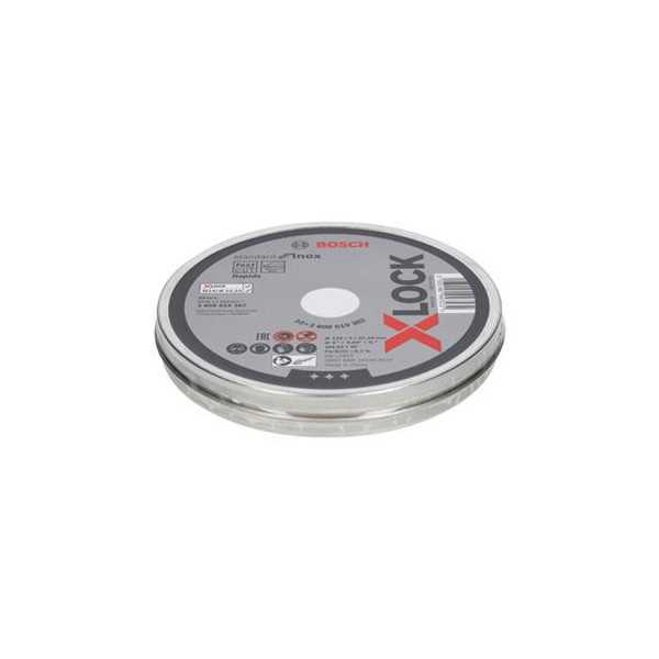Lata Discos Corte Xlock Inoxidable 125 mm [LOTE DE 4 Unidades] BOSCH
